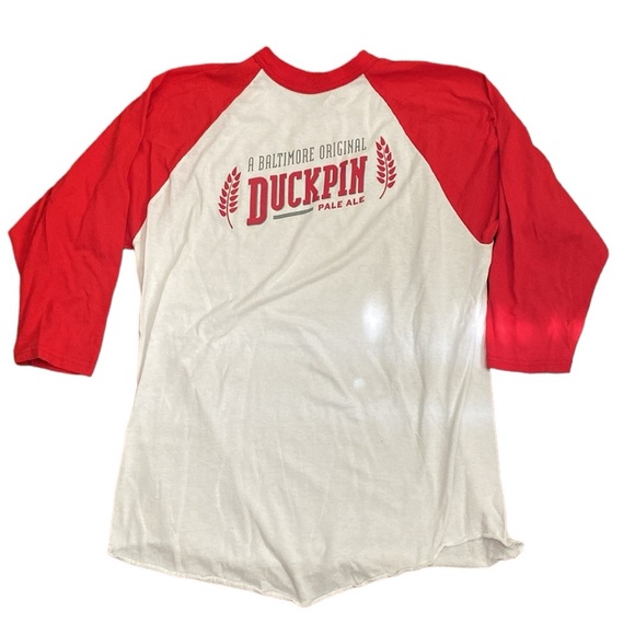 Union Craft Brewing 🎳Duckpin Pale Ale🎳3/4 Sleeve Baseball T-Shirt - Picture 11 of 11